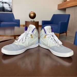 Nike Kobe IX  Mens Sz 7.5 Lifestyle Laker NSW Purple Wolf Grey Gold